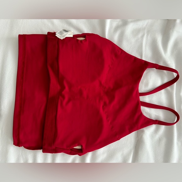 Old Navy Active Red High Neck Crop Tank XS - Picture 3 of 5